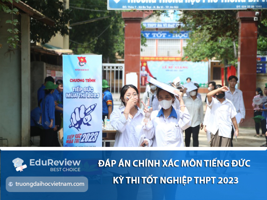 Đáp án chính thức môn Tiếng Đức kỳ thi tốt nghiệp THPT 2023 chính xác nhất