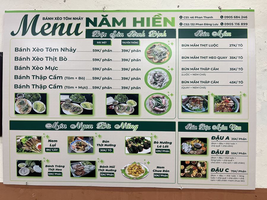 Ẩm Thực Năm Hiền - Bánh Xèo Tôm Nhảy