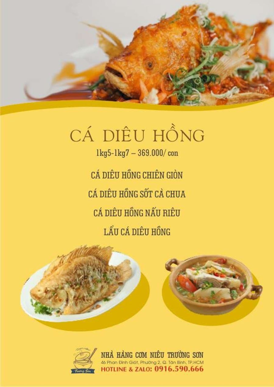 Cơm niêu Trường Sơn - Số 46, Đường Phan Đình Giót, Phường 2, Quận Tân Bình, Sài Gòn.