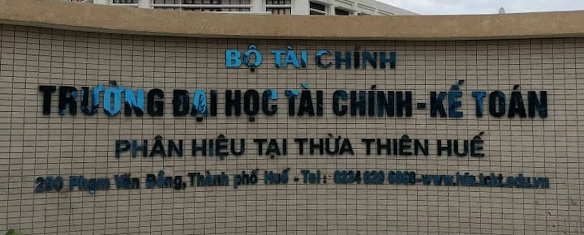 Phân hiệu Đại học Tài chính – Kế toán tại Thừa Thiên – Huế