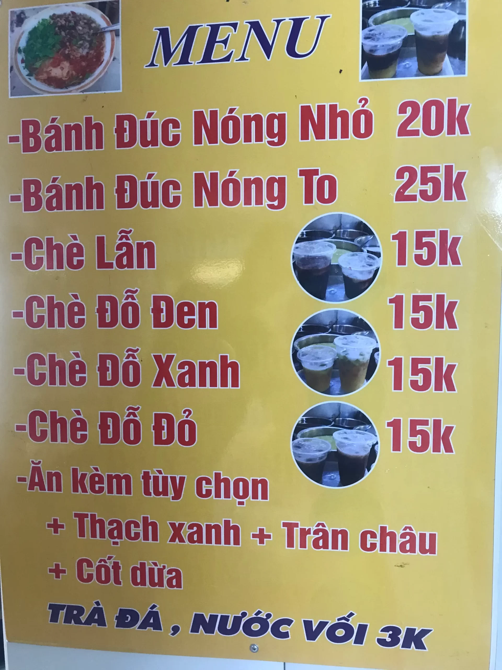 Quán bánh đúc nóng Trung Tự - 103b5 Ng. 46C Phạm Ngọc Thạch