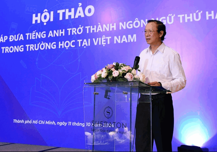 Năm 2025, sẽ có đề án đưa tiếng Anh trở thành ngôn ngữ thứ 2 trong trường học